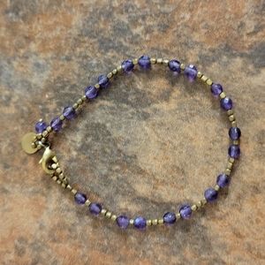 Amethyst bracelet